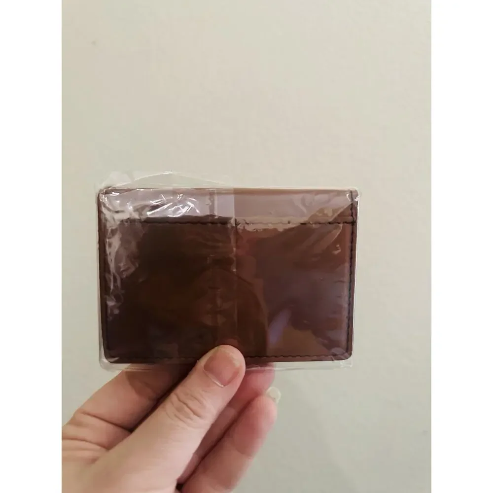 New Wallet with Highland Cow Design, Brown